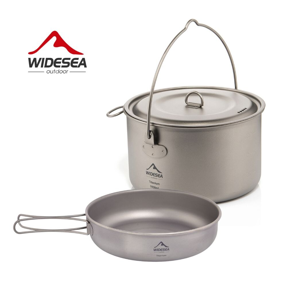 Paella Pan Steel - Widesea посуда для кемпинга, титановый набор