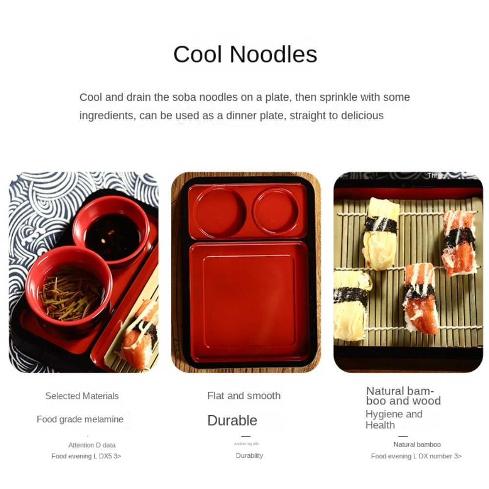 Sushi Mat Bamboo - Многофункциональная тарелка для холодной лапши в