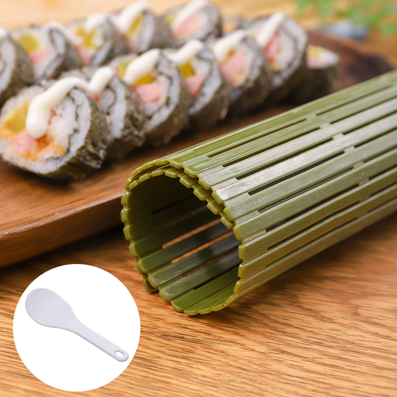 Sushi Mat Bamboo - Большой зеленый пластиковый инструмент для суши