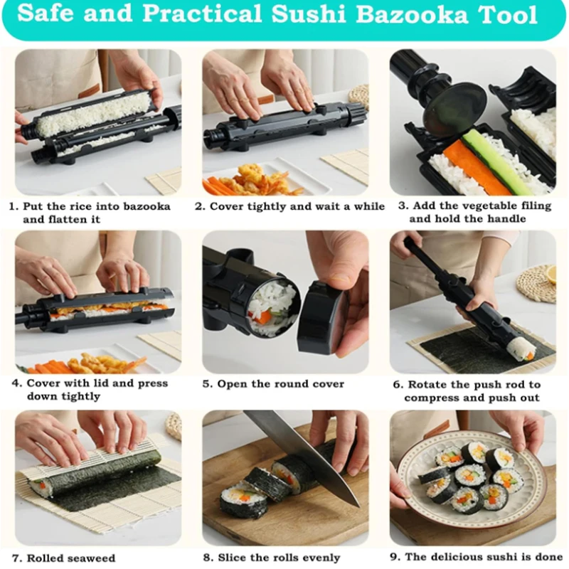 Набор для приготовления суши,  – обзор и цена Sushi Mat Bamboo